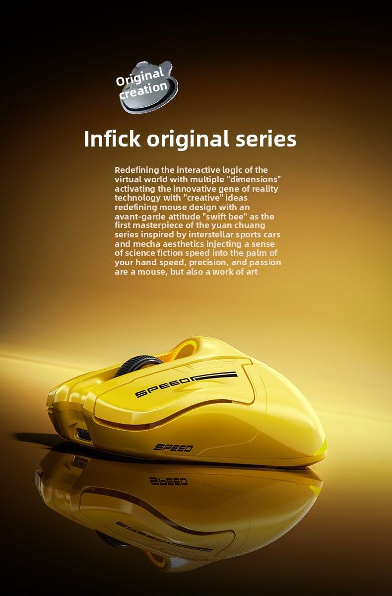 【High Quality】 INPHIC Wireless Mouse Bluetooth Dual Mode Gaming Rechargeable Creative Office_voghion.com