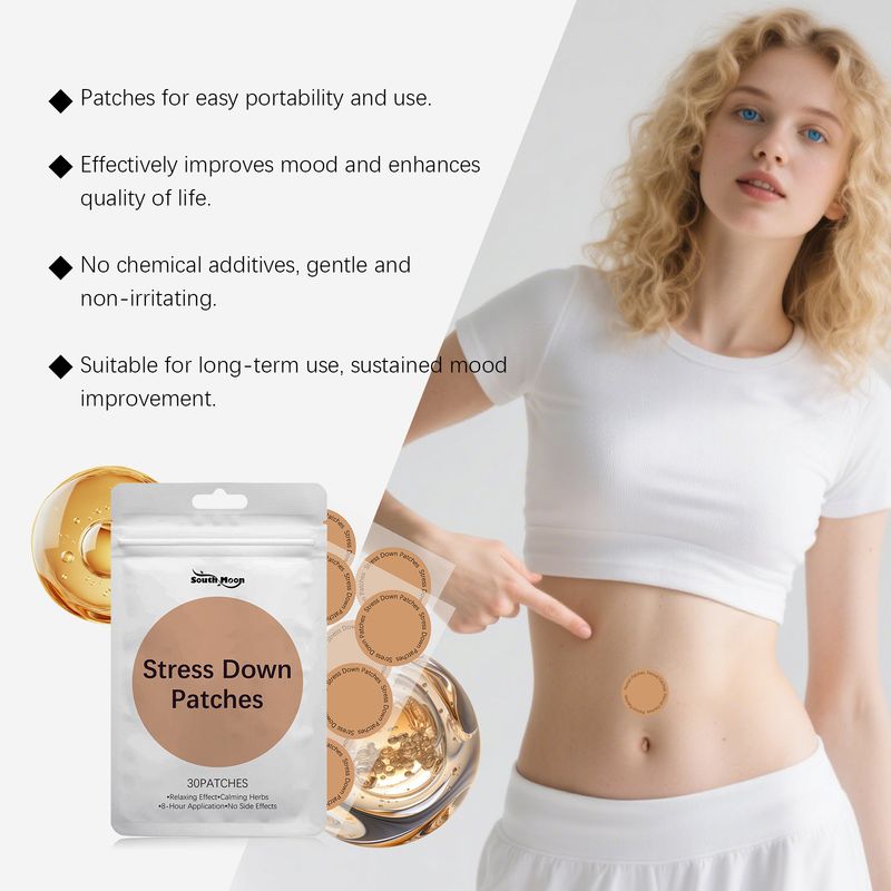 SOUTH MOON Herbal Gentle Moisturizing Skin Care Nourishing Body Navel Patch_voghion.com