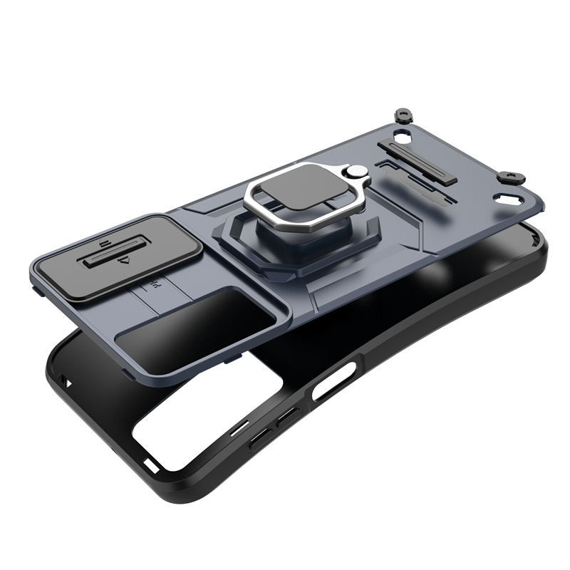 Funda protectora para cámara deslizante para teléfono Samsung Galaxy A15 A25 A35 A55, funda con anillo con soporte magnético para A 15 25 35 55_voghion.com