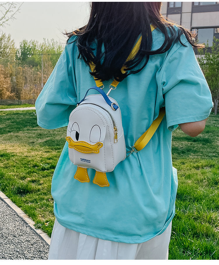 DIY Weiblicher Cartoon, handgemachte gewebte selbstgemachte Materialtasche, süßer Rucksack, Geschenk für Freundin_voghion.com