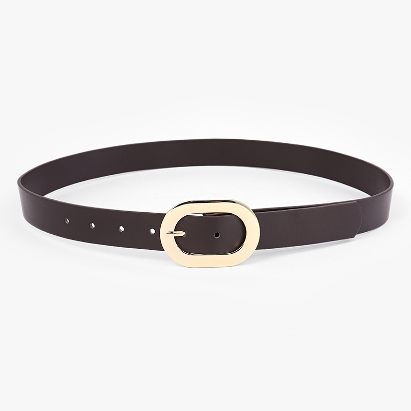 Cintos femininos estilo bonito e versátil casacos simples, saias, suéteres, jeans, cintos de couro sintético para meninas, modelos mais vendidos no exterior_voghion.com