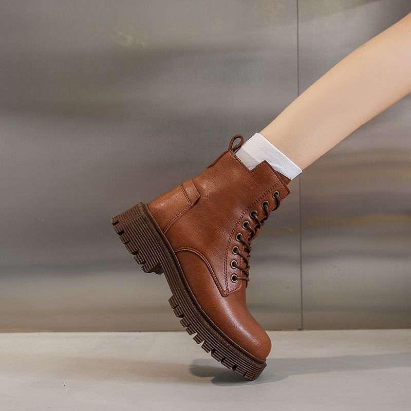 Hot Fashion tutti i tipi di stivali Martin rossi di nuova moda in rete per sollevare scarpe con plateau_voghion.com