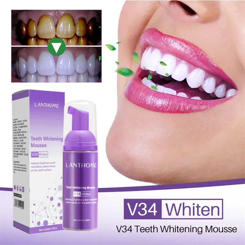 V34 Tth Mouss Color Corrctor Rmovs And Frsh Brath Clans Th Stain Stains Tooth Whitning Oral Hygin_voghion.com