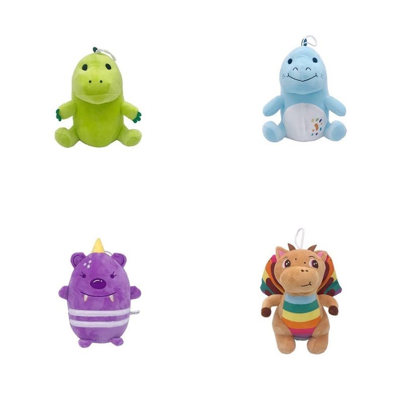 Deep Elizabeth Dinosaur Moriah Plush Toy Puppet Childrens Gift Customized Short Plush Animal Filled Cotton Pp_voghion.com