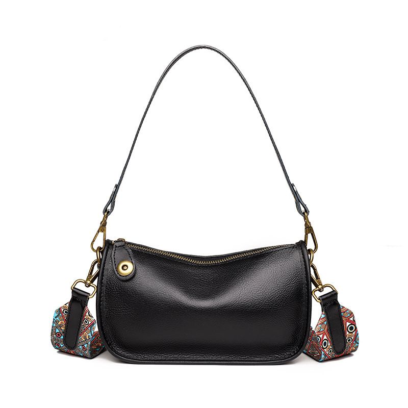 2022 Nuova borsa a tracolla singola in vera pelle da donna, versatile, alla moda, con strato superiore ascellare in pelle bovina conciata al vegetale e linfa d'albero_voghion.com