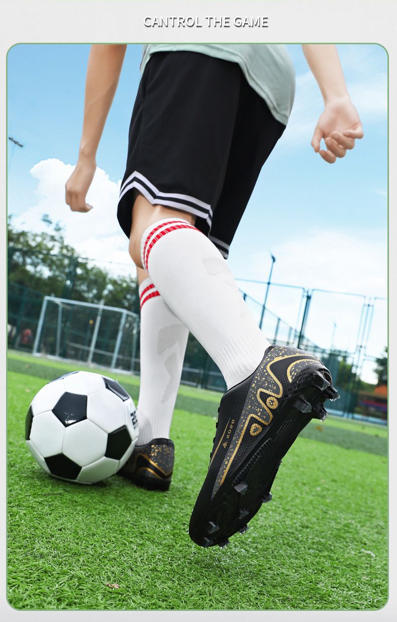 Children's Boys Youth Students Girls TF Soccer Shoes AG Long Cleats_voghion.com