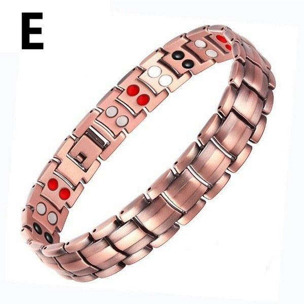 Bracciale da uomo con bracciale magnetico per coppie – Design a doppia fila staccabile, tendenze moda gioielli da uomo più venduti_voghion.com