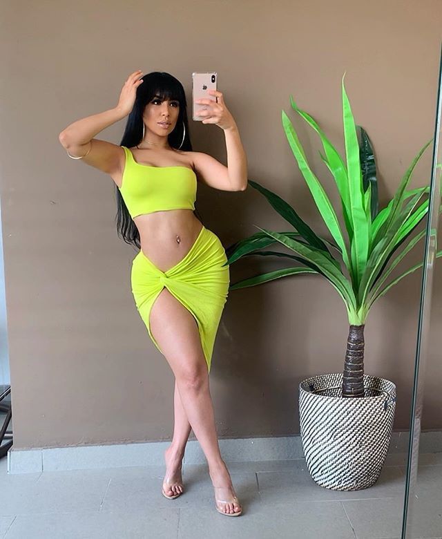 2025 Spring New Women's Skirt Two Piece Set, Single Shoulder And Umbilical Sexy Dress_voghion.com