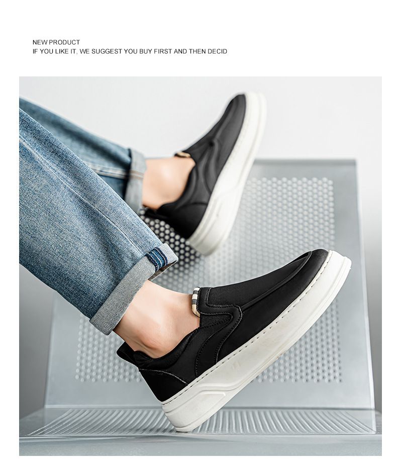 Men's Shoes Board Shoes Versatile Soft Sole Comfortable Breathable One Pedal Lazy Casual Cloth Shoes_voghion.com
