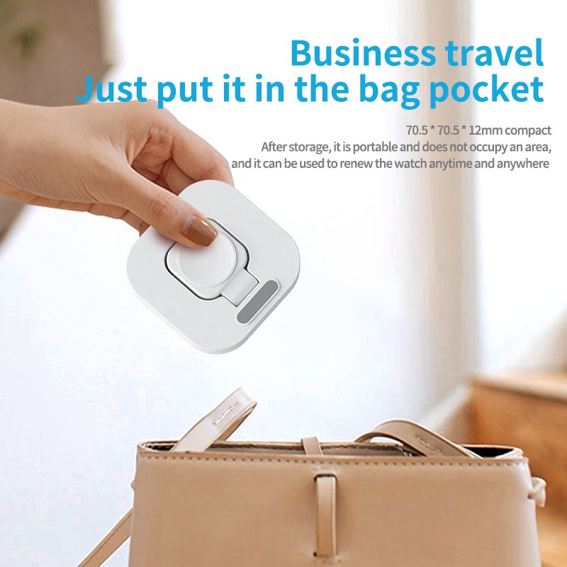 Nopea taittuva magneettinen langaton laturi iWatch 8 7 6 5 SE 4 3 2 kannettavalle latausasemalle_voghion.com