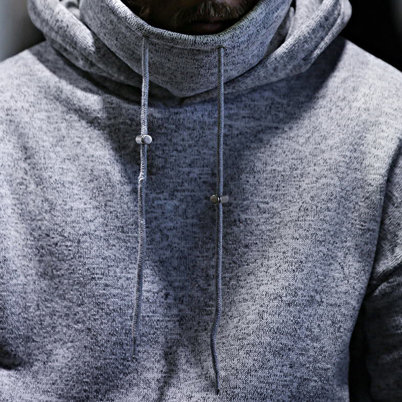 Conjunto de dos piezas de manga larga con capucha suelta para jóvenes de otoño/invierno 2024 para hombre_voghion.com