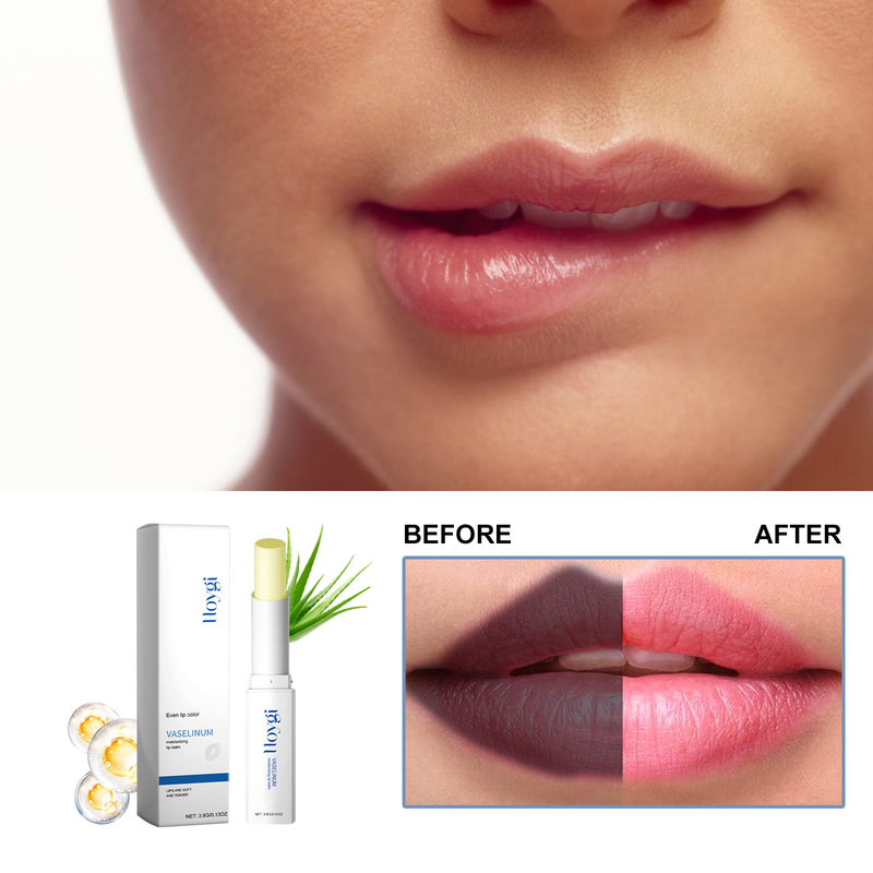 Hoygi Moisturizing & Moisturizing läppstift gör läpplinjerna ljusare, förhindrar torra sprickor, tar bort död hud och återfuktar läpparna_voghion.com