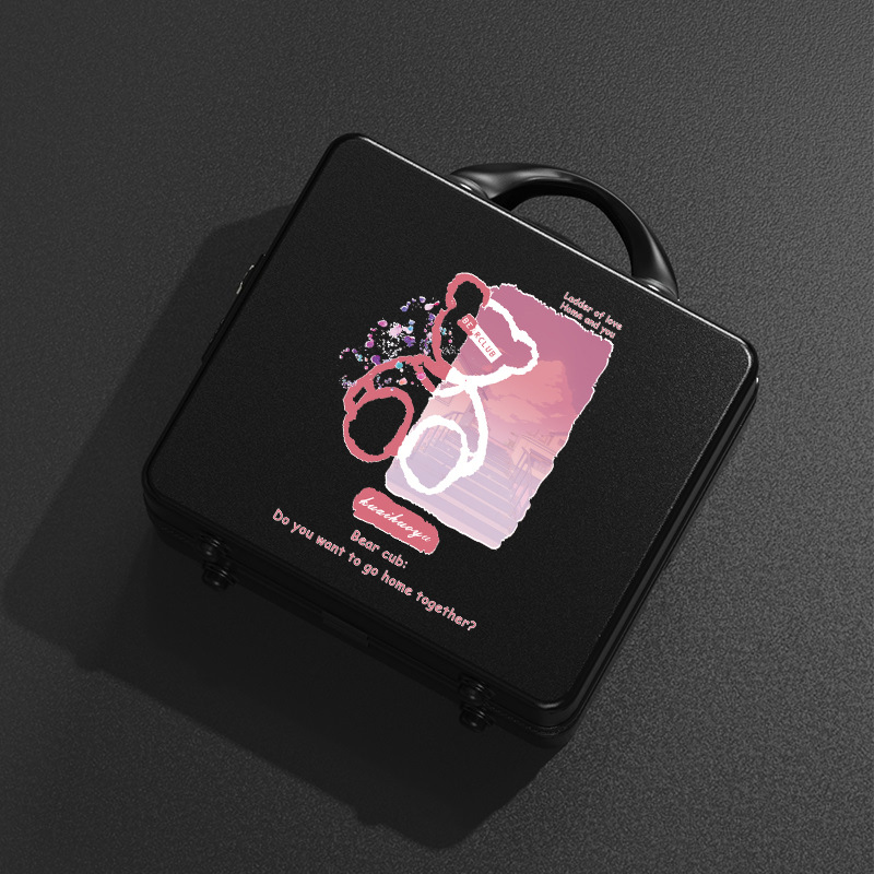 Neu 14-Zoll-Make-up-Koffer Tragbarer Koffer Bedruckte Handtasche mit großer Kapazität Passwortsperre 16-Zoll-Handgepäck_voghion.com