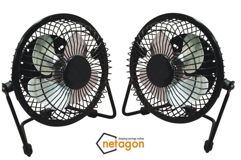 2 x Qualität Mini Portable USB Desktop Cooling Schreibtisch Lüfter Computer Laptop Quiet PC_voghion.com