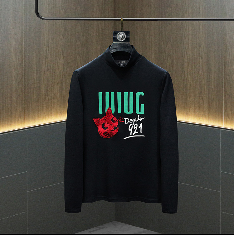 Herrenmodetrend Casual Plus Fleece-Unterzieh-Hoodie_voghion.com