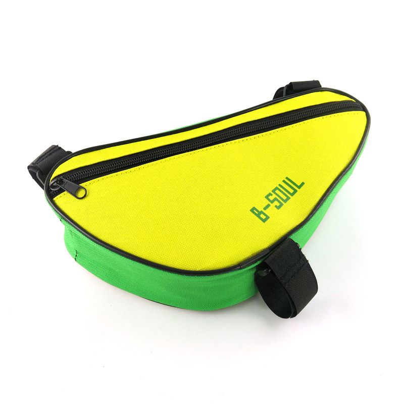 Borsa portautensili per bicicletta con triangolo diagonale anteriore multicolore B-SOUL_voghion.com