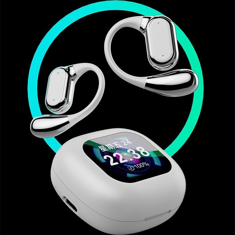 NeoGear Smart AI Q18 Bluetooth Earphones Color Screen OWS Ultra-Long Battery Life Noise Reduction Multi-Language Translation_voghion.com