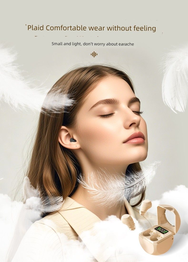Wireless Binaural Mini Ultra Small Bluetooth Headset Bass Stereo Sleep Noise Reduction Android Phone Universal_voghion.com