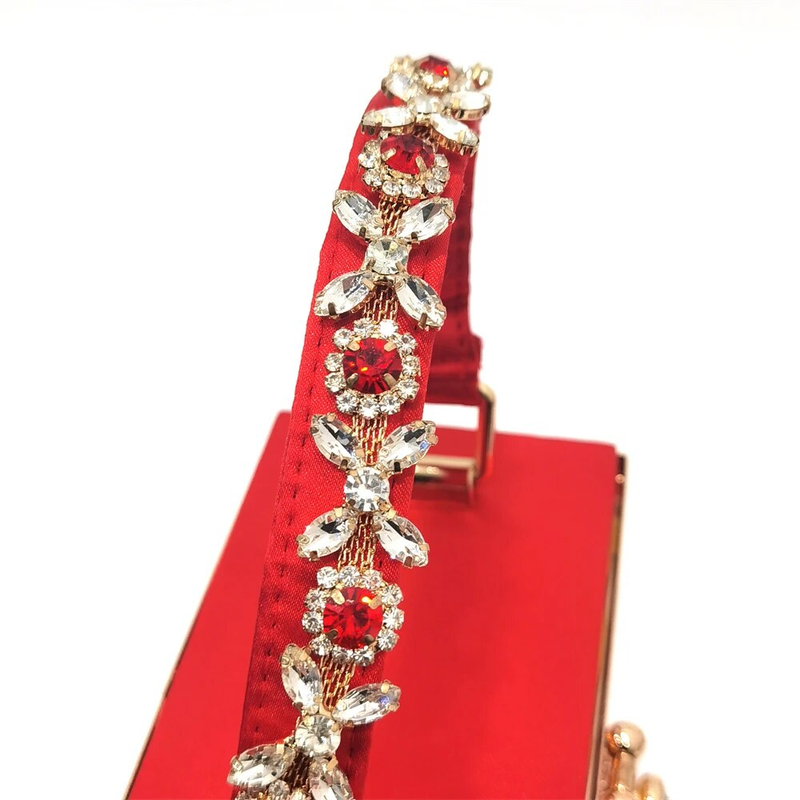 Venus Chan 2023 Italian Design Girly Style Pointed Toe Wedding Shoes And Bag, Full Diamond Decoration Metal Closure Bag_voghion.com