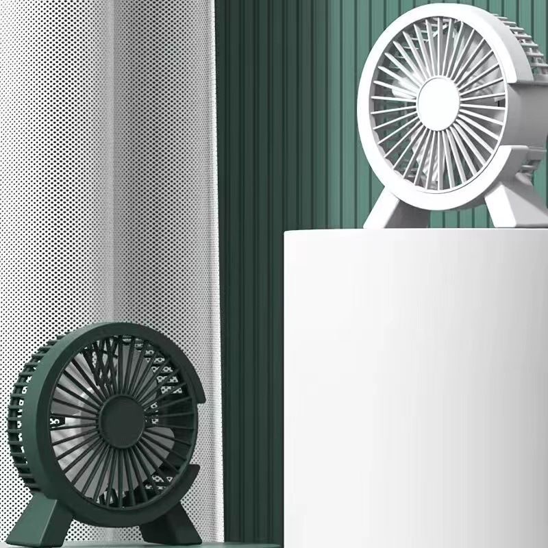 Büro Geräuscharm Lange Batterielebensdauer Desktop Klein Für Studenten Schlafsaal Bett Großer Luftstrom Plug-in-Lüfter_voghion.com