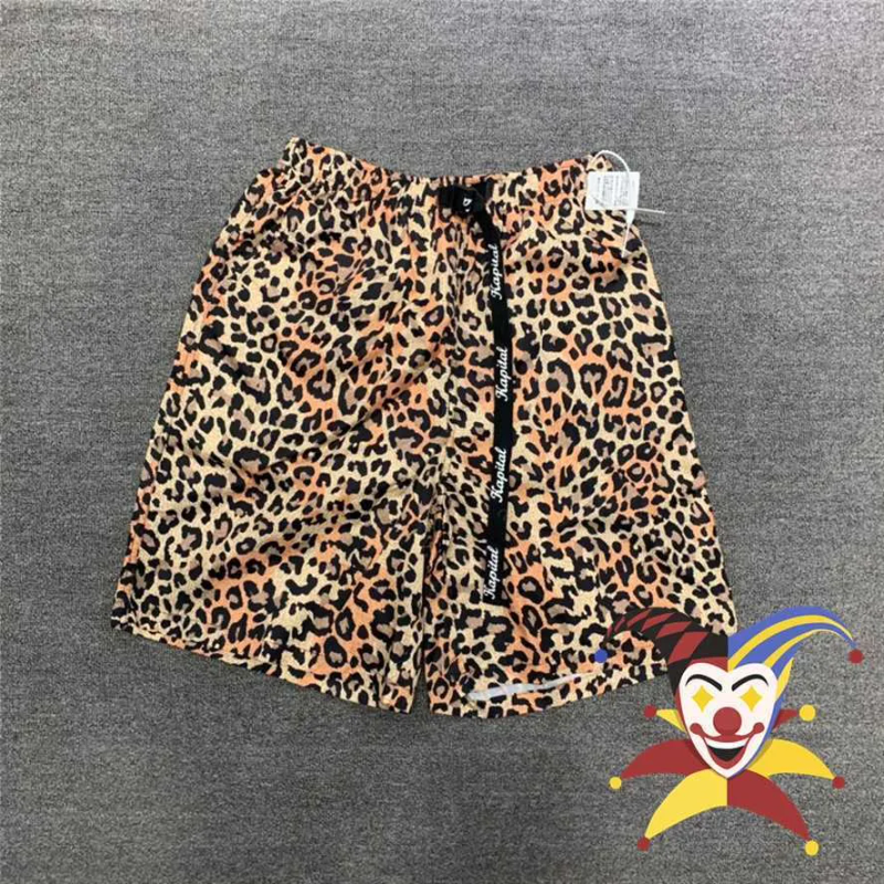 Heren Kapital Heren Dames 1 Beste kwaliteit Luipaardprint Sneldrogend Shorts Ademend Zomerstijl Casual rijbroek T221129_voghion.com
