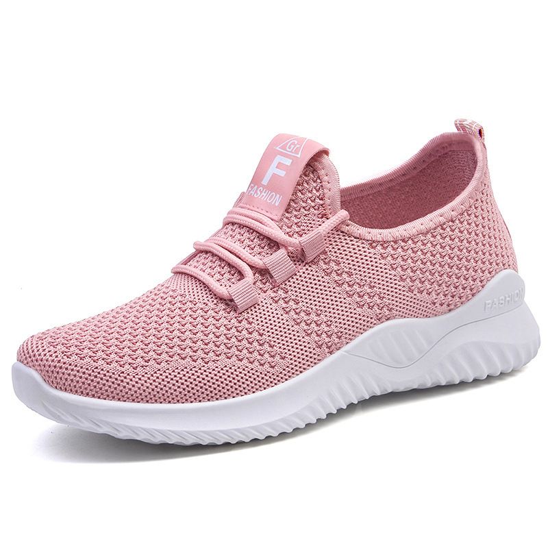 Damen Große Damenschuhe Damen Freizeitschuhe Atmungsaktive Fly-woven Einzelschuhe Sneakers Damen_voghion.com