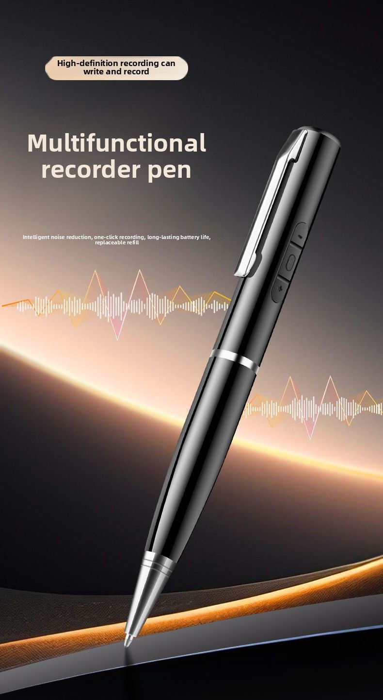 Recording Pen Professional HD Noise-Cancelling Student Class Dedicated Pen-Shape Text Converter Portable MP3 Player_voghion.com