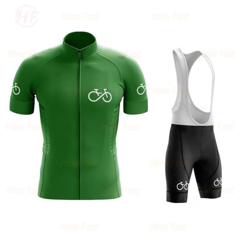 2025 New Summer Short Sleeve Men's Cycling Jersey Set Moisture-Wicking Bicycle Clothing_voghion.com