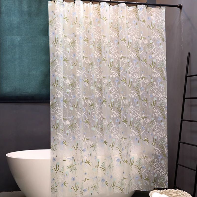 Set Thickened Bathroom Door Partition Perforated Mildew-Proof Hanging Waterproof Shower Window Curtain_voghion.com