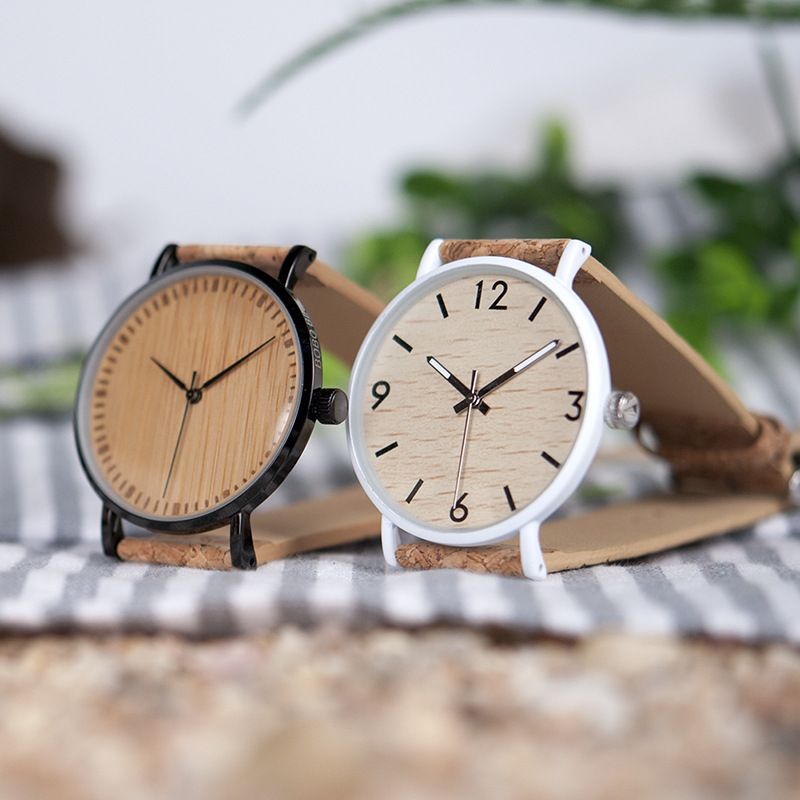 Ξύλινο ρολόι BOBO BIRD Ge018/19/25/26/28 Λογοτεχνικό νεανικό ρετρό ρολόι_voghion.com