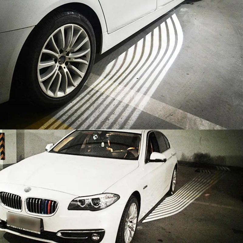 Lights Vehicles Welcome Led Carpet Puddle Light For Tesla Golf Decorations Car Accessories Ground Lamps_voghion.com