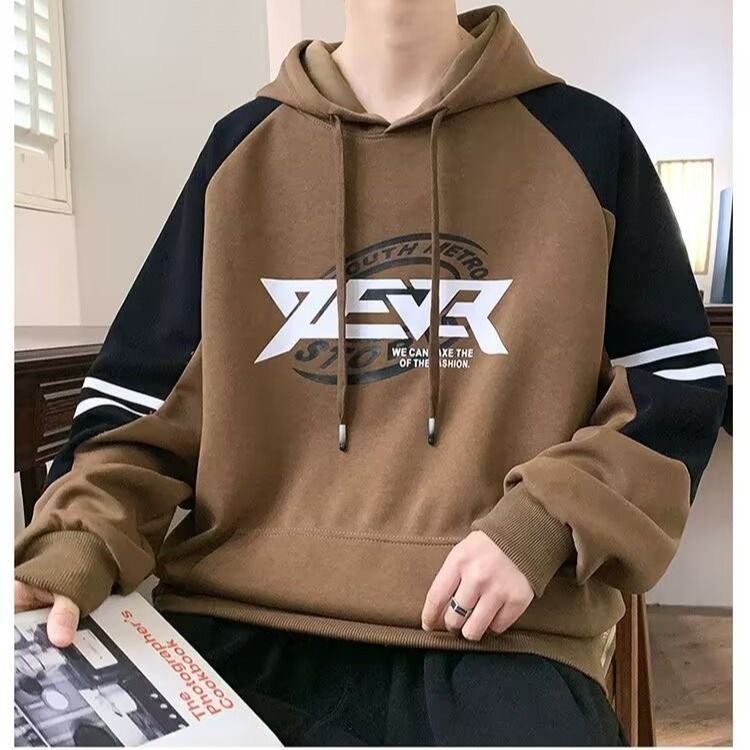 Spring, summer, and autumn thin style new hoodie for men, hooded printed long sleeved light mature casual hoodie_voghion.com