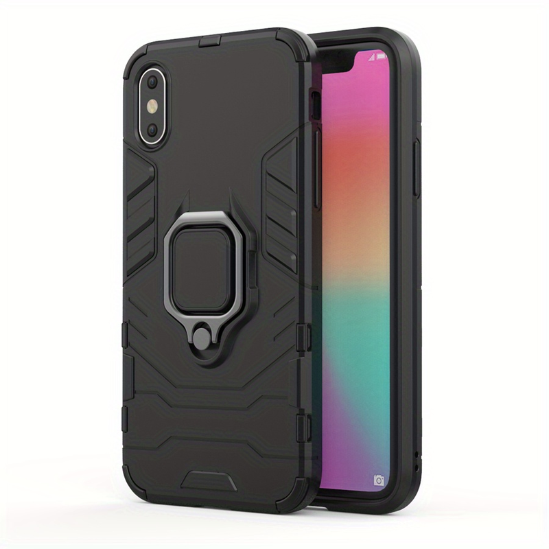 Coque Armor antichoc pour iPhone : protégez votre téléphone avec une coque antichoc et un support à anneau !_voghion.com