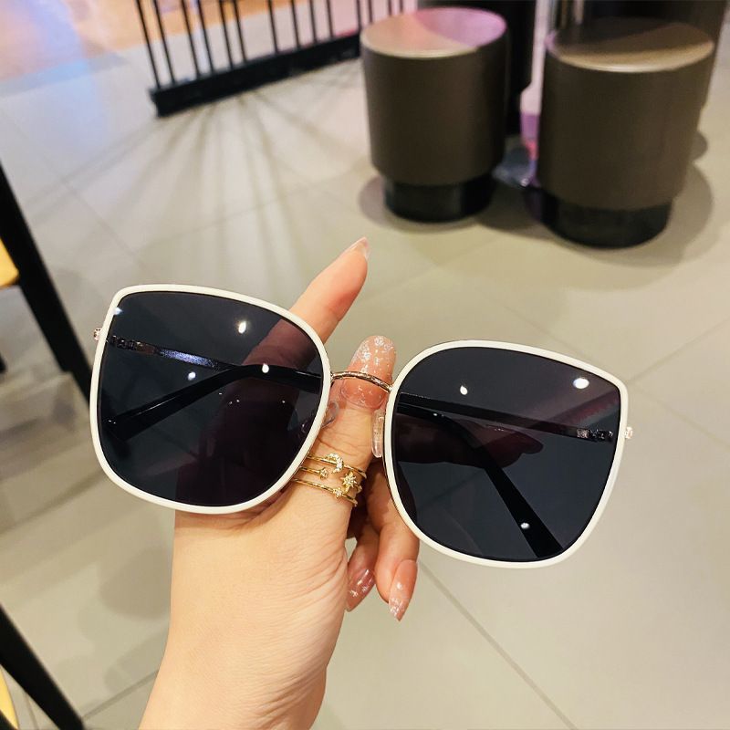 Sonnenbrillen Damen Sommer Neue Sonnenbrillen Sonnenschutzbrillen Zeigen Kleines Gesicht Rundes Gesicht Augen Sonnenbrille Großer Rahmen_voghion.com