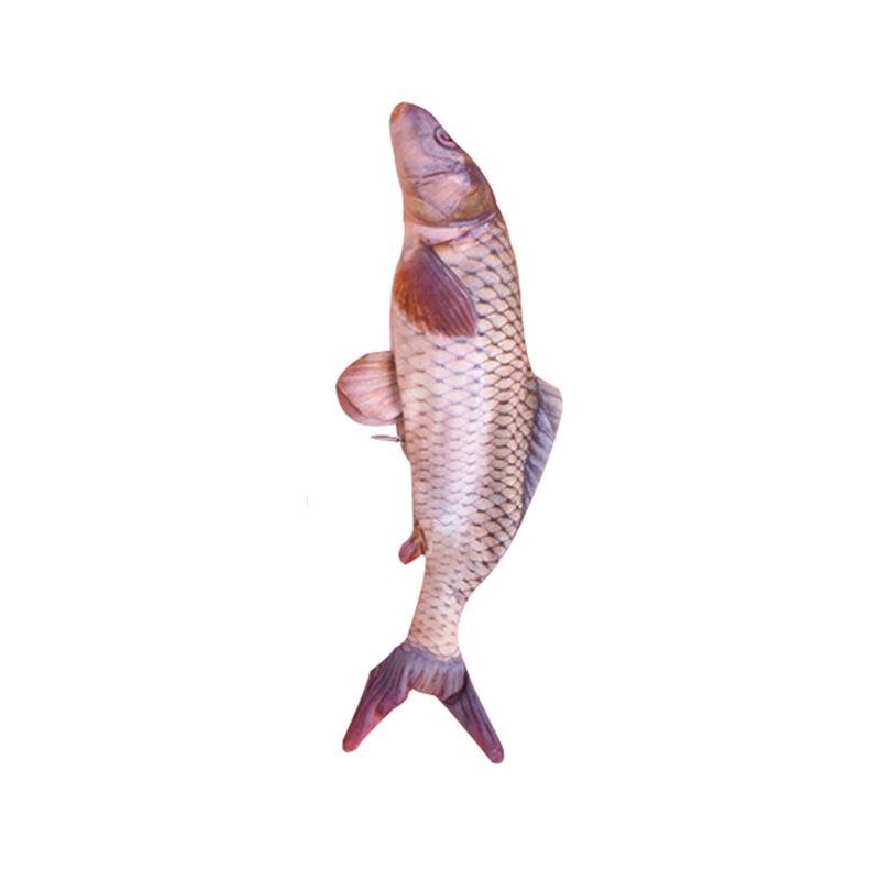 Plush Realistic Pet Catnip Teasing Teething Cat Supplies Fish Toy_voghion.com