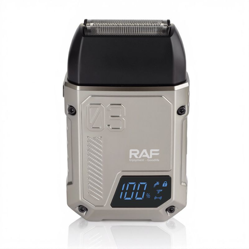 RAF Reciprocating Electric Shaver, Rechargeable Men's Razor Digital Display Full Body Washable_voghion.com
