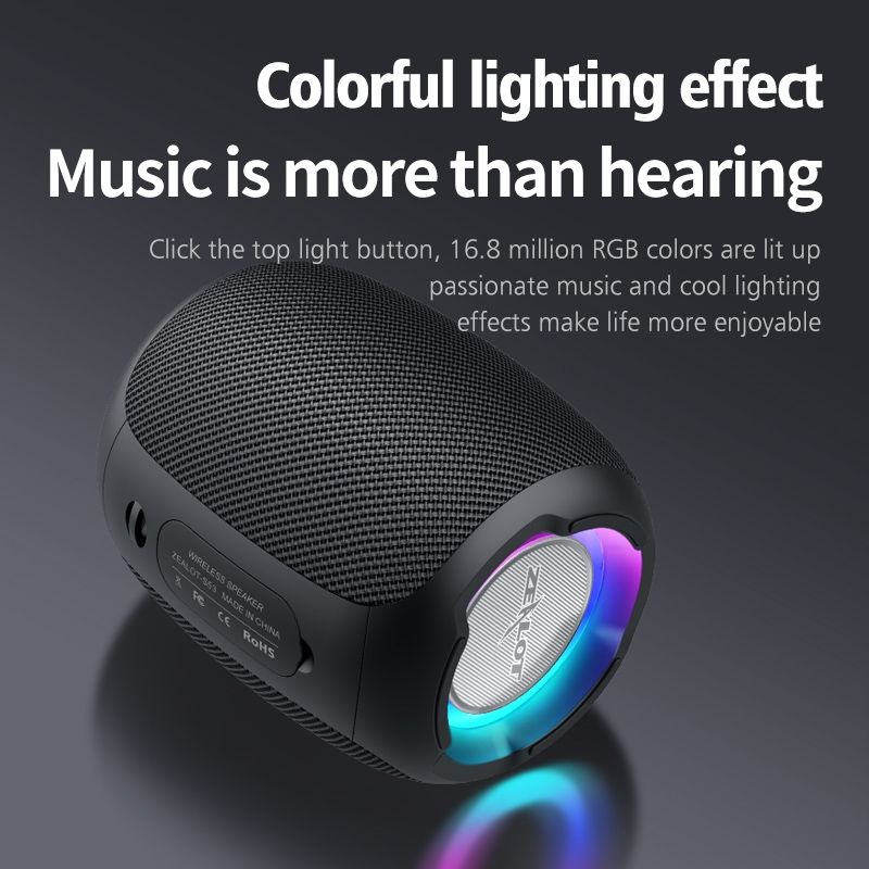 S53 IPX6 vattentät bärbar färgglad trådlös Bluetooth-högtalare (kamouflage)_voghion.com
