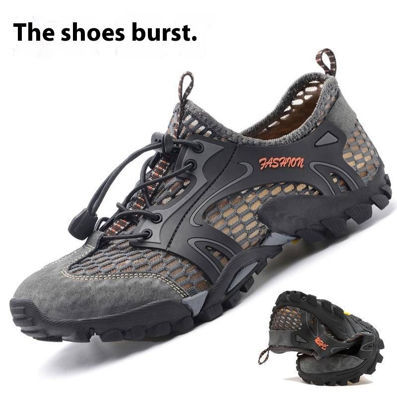 Summer Breathable Fishing Non-Slip Wading For Men, Hiking Outdoor Quick-Dry Stream Shoes_voghion.com