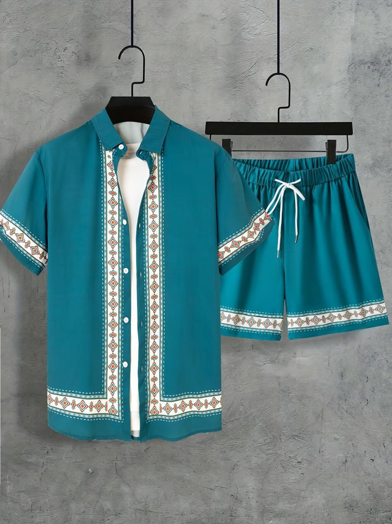 Vêtements pour hommes, chemise pour hommes, costume, code, impression numérique 3D, costume deux pièces pour hommes, vêtements 2 pièces décontractés_voghion.com