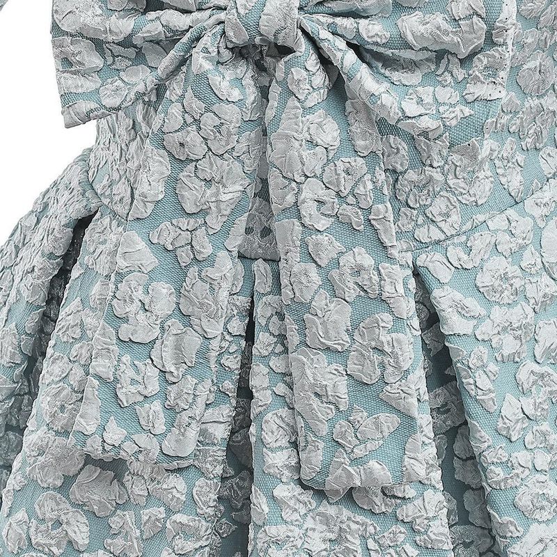 Vêtements pour bébés filles, style Royal, robe de princesse à manches bouffantes avec grand nœud, pour fête d'enfants_voghion.com