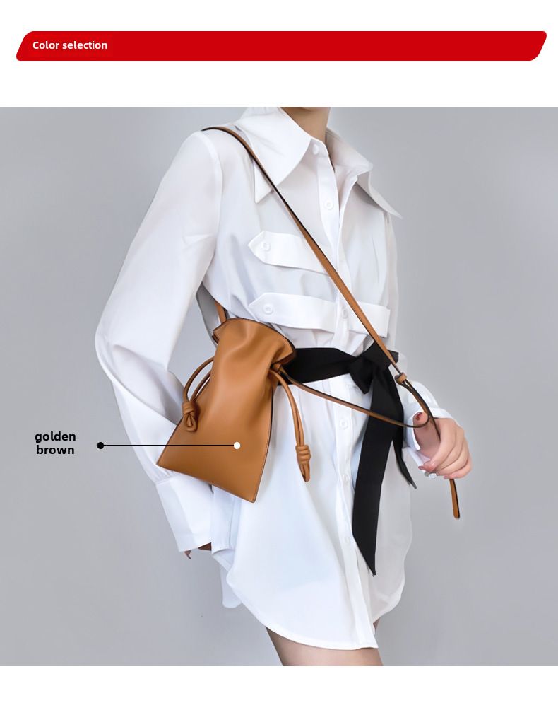 Borsa a secchiello con coulisse alla moda per le donne_voghion.com
