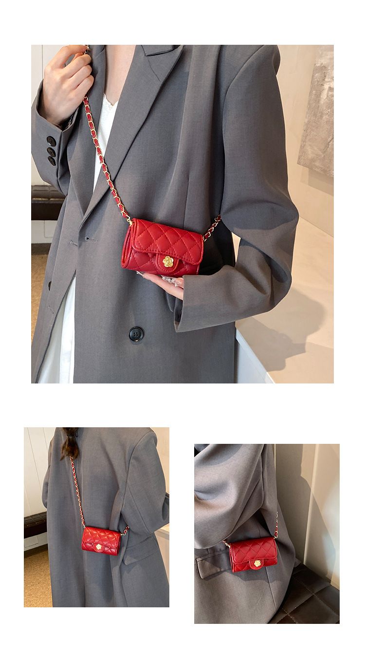 Borsa a tracolla da donna, borsa monospalla con filo ricamato a forma di diamante e pallina dorata, mini borsa casual da viaggio_voghion.com