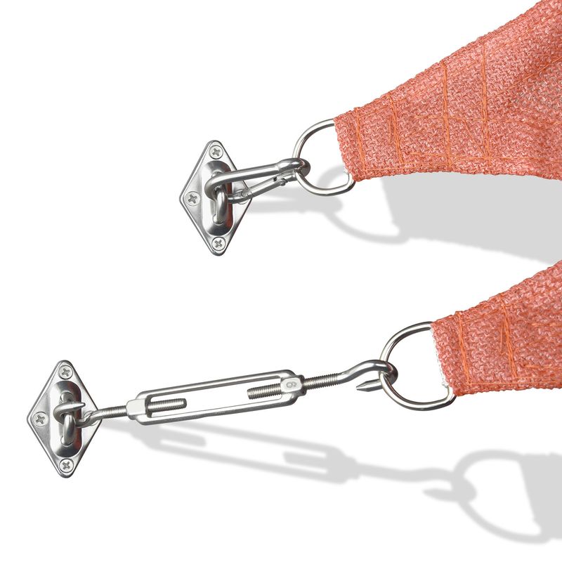 6 Inch Rectangle Sun Shade Sail Hardware Kit_voghion.com