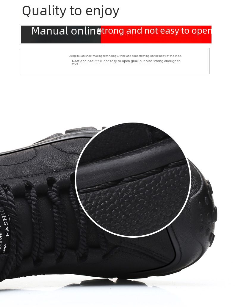 Herrenschuhe Baumwollschuhe Herrenpelzschuhe Wollwinter Fleece-gefütterte warme verdickte High-Top Anti-Rutsch-Schneestiefel für Herren im Nordosten_voghion.com