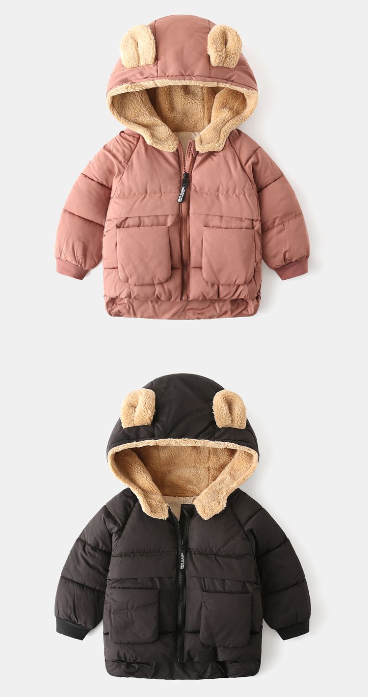 Kinderkleidung, Kinderkleidung, dicker Mantel für Jungen, Baby-Cartoon-Pullover mit Reißverschluss, Top-Trend für Mädchen_voghion.com