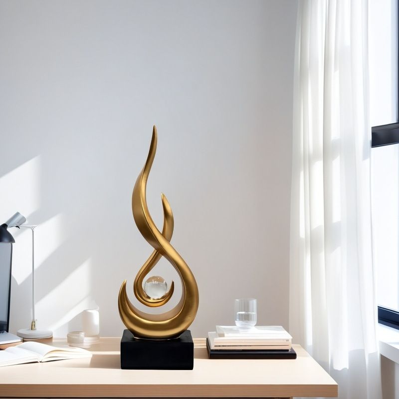 Creative High-End Flame Play Bead Ornament Suitable For Gifts Living Room Wine Cabinet Dation Soft Furnishing Home_voghion.com