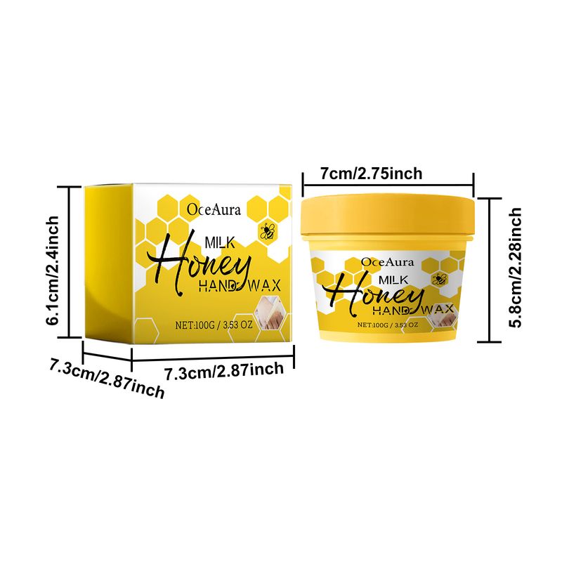OceAura Milk Honey Hand Wax, Moisturize And Moisturize Soft Skin And Exfoliate To Relieve Dry Hands_voghion.com