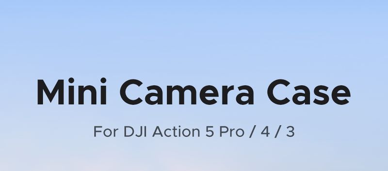 UGREEN For DJI Osmo 5 Pro/4/3 Sports Bag Action Camera Pouch Half-open Quick Release Protective Case_voghion.com