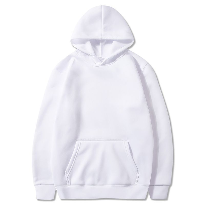 Spring and Autumn Sports Casual Fashion Solid Color Printed Hoodie, Men's Top_voghion.com