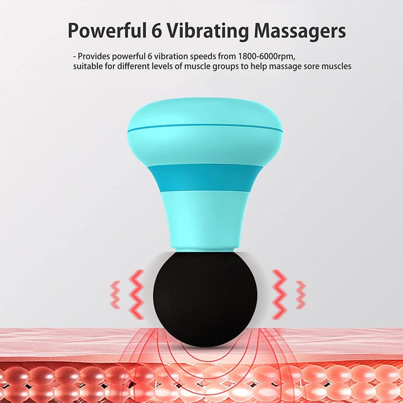 Mini masajeador de cuello multiusb eléctrico con ondas vibratorias, masajeador de celulitis, instrumento de relajación, masaje de cintura y espalda._voghion.com